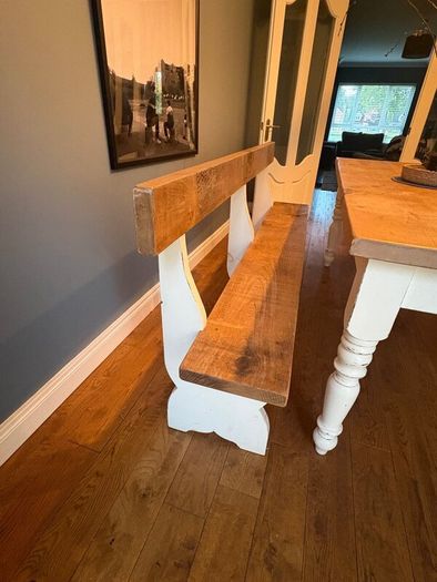 Solid Wood Dining Table & Benches