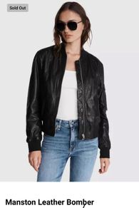 Brand new Manston leather bomber from Rag & Bone