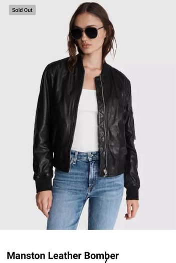 Brand new Manston leather bomber from Rag & Bone