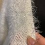 Laura Kent white sequin fluffy cardigan sweater size UK14/16 EU42/44 Postage included Image 2