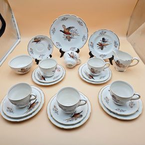 Vintage Arklow  pheasant pattern coffee set