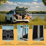 XXL Dog Transport Box Aluminium Dog Box Trunk Robust Lockable Trapezoidal Image 2