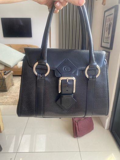 Vintage Chesneau Black Leather Bag