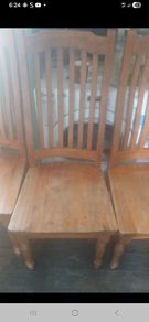 5 wooden chairs