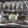 Lindshammer Crystal Glass Viking Boat Paperweight Vintage Image 2