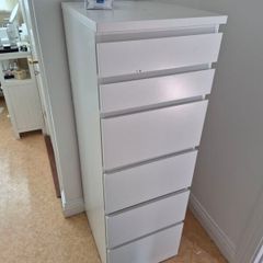 IKEA malm chest of 6 drawers with mirror