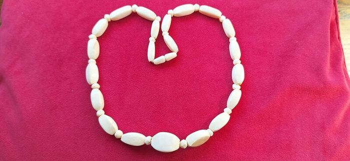 Necklace ivory African Tribal