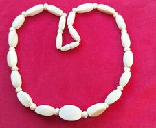 Necklace ivory African Tribal