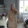 Ladies Coats Beidge Image 4