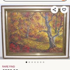 Original vintage 1960's oil painting by the artist Hector Salas