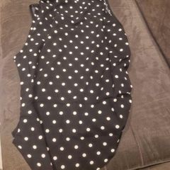 Black & White Polka Dot Halter Neck Top