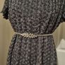 ELVI, rose textured dress Image 2