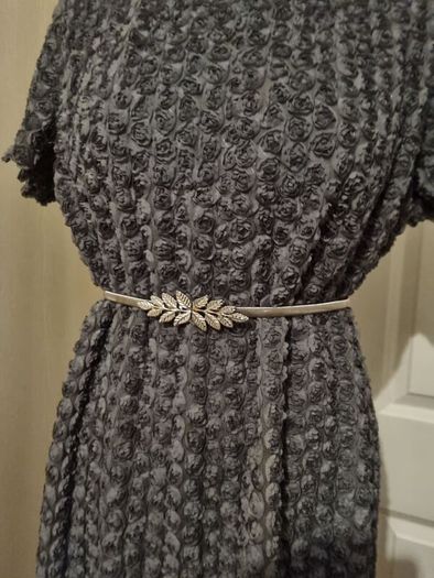 ELVI, rose textured dress