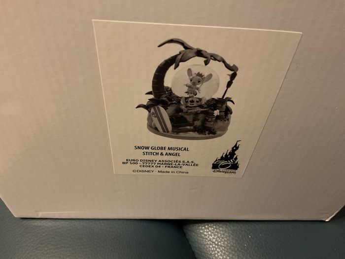 Disney Musical Stitch & Angel Snow Globe