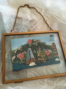 Hanging Chain Picture Frames 3-Set       -  Floating Vintage style