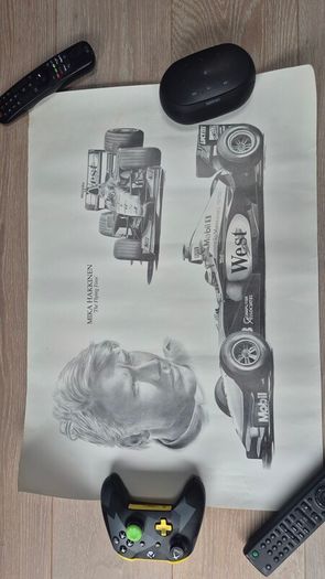 Mika Hakkinen F1 Print