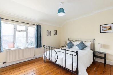 king bed & 2 bedside tables