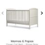 Mama and papas Dover Cot to Toddler Bed - Cool Grey  (pram bundle possible!) Image 3
