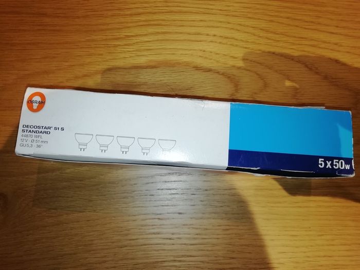 Osram 12V 50W bulbs multipack x5
