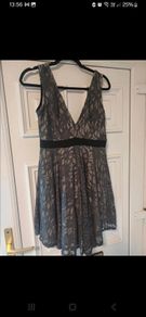 sparkley grey dress