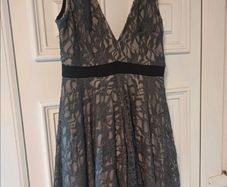 sparkley grey dress