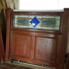 3 x Stained Glass Pub Partitions