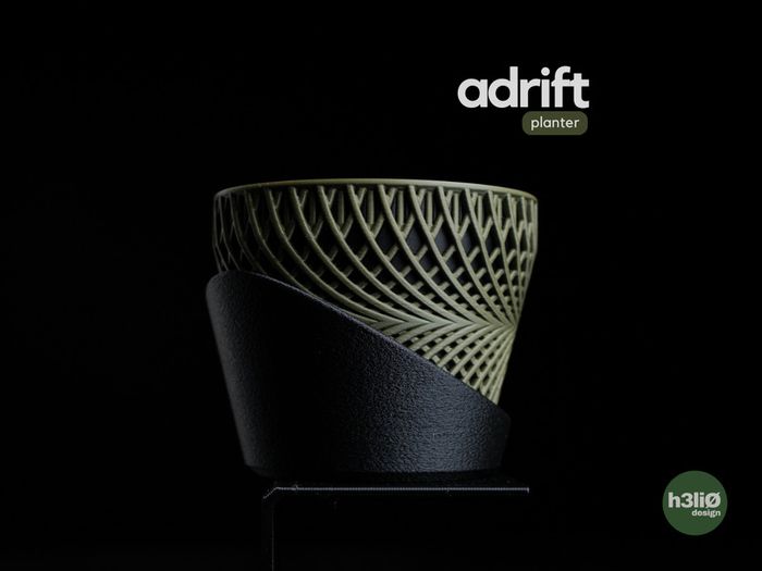 3D Printed Decorative Plant Pot