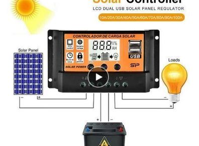 Dual USB Solar Charge Controller 12V & 24V