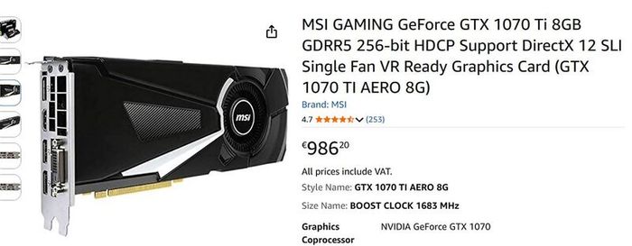 Brand New Gaming PC AMD Ryzen 5 CPU Nvidia GeForce GTX 1070 Ti 8GB Graphics Card 16GB Ram Upgrade 1000GB NVME SSD Boxed 12 Month Warranty.