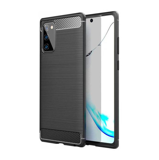 For Samsung Galaxy Note 20 / Note 20 5G Case Cover Carbon Fiber Design Shockproof Armor New - FHT28SMK3