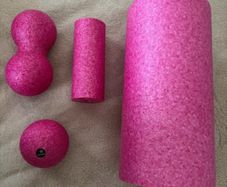 Bodymate Foam Roller Set Pink