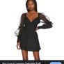 NWT designer black dress XS For Love and Lemons Image 10