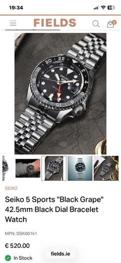 Seiko watch