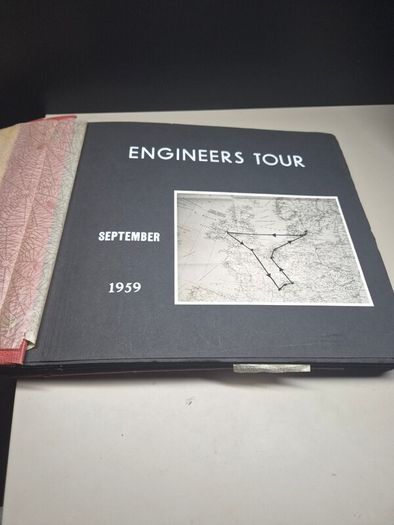 1959 Irish Cement Engineers Tour Original Industrial Photograph Album