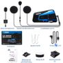 Motorcycle Bluetooth Helmet Headset Intercom 1600M Wireless BT Image 4