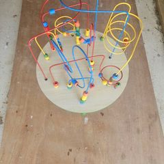 Wooden Bead Maze Activity Toy