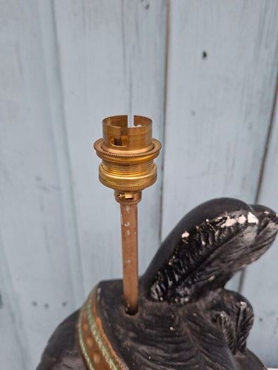Midcentury Chalk Lamp
