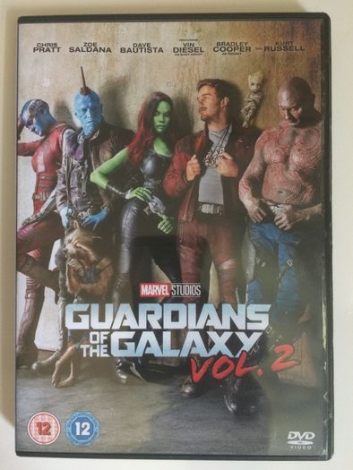 Guardians Of The Galaxy Vol. 1&2 (Marvel) Chris Pratt, Zoe Saldana, Dave Batista [2xMovie DVD]