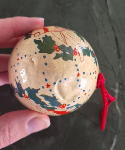 vintage set of Christmas baubles