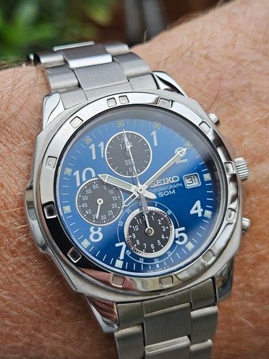 Watch Seiko Chronograph.