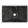 Sink 45x30x12 cm Marble Black Image 9