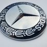 Mercedes Cls Bonnet Badge Flat Style 2 Pins W219 New A6388170116 Image 4