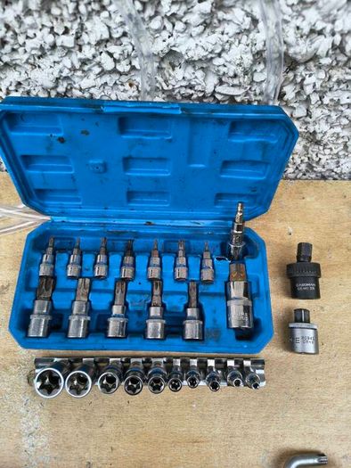 Torx & Allen Keys, Socket Sets, Oil Filter Wrench + More