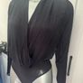 BNWT Primark dark navy/black long sleeve going out body suit size UK6 EU 34 Postage included Image 2