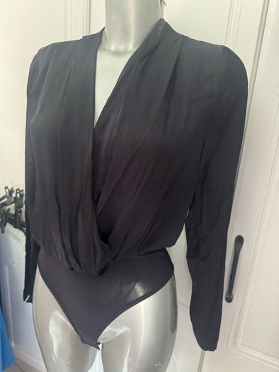 BNWT Primark dark navy/black long sleeve going out body suit size UK6 EU 34 Postage included
