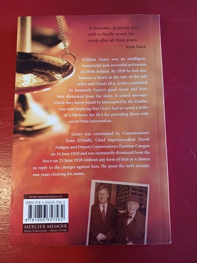 On My Honour/ Brendon K. Colvert/ Mercier Press/ 2011