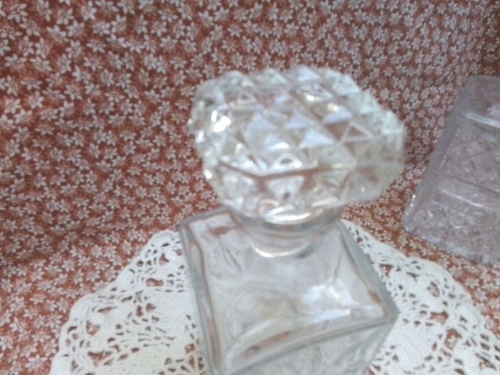 Italian Cut Glass Crystal Decanter