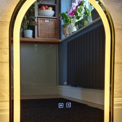 LED Bathroom Mirror Gold