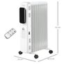 Portable Oil-Filled Electric Radiator Heater, Remote, LED Display, Adjustable Thermostat Image 3