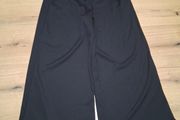 Black wide leg trousers size 16-18